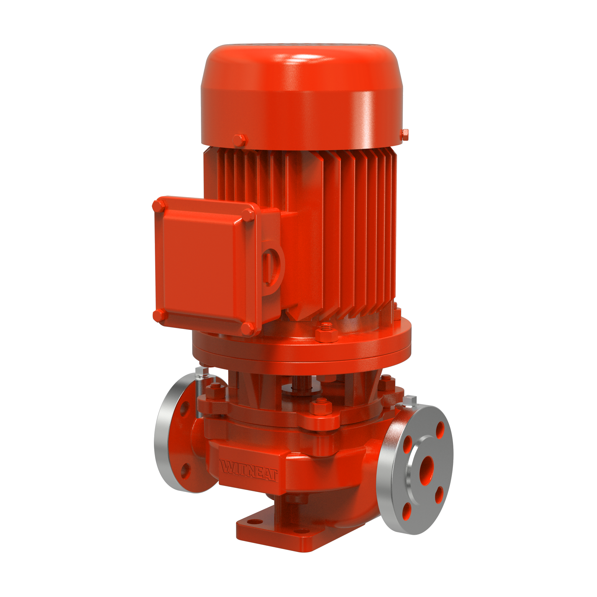 Head Range：5-150m Motor Power：0.75-150kW Inlet/Outlet Range：DN25-DN200 ISG Type Cast Iron Vertical Pipeline Centrifugal Pump
